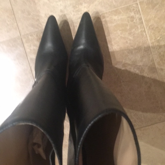 Manolo Blahnik tall black biker boots - Picture 7 of 8